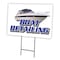 Signmission Boat Detailing Yard Sign & Stake outdoor plastic coroplast window, C-2436 Boat Detailing C-2436 Boat Detailing - alternate 1